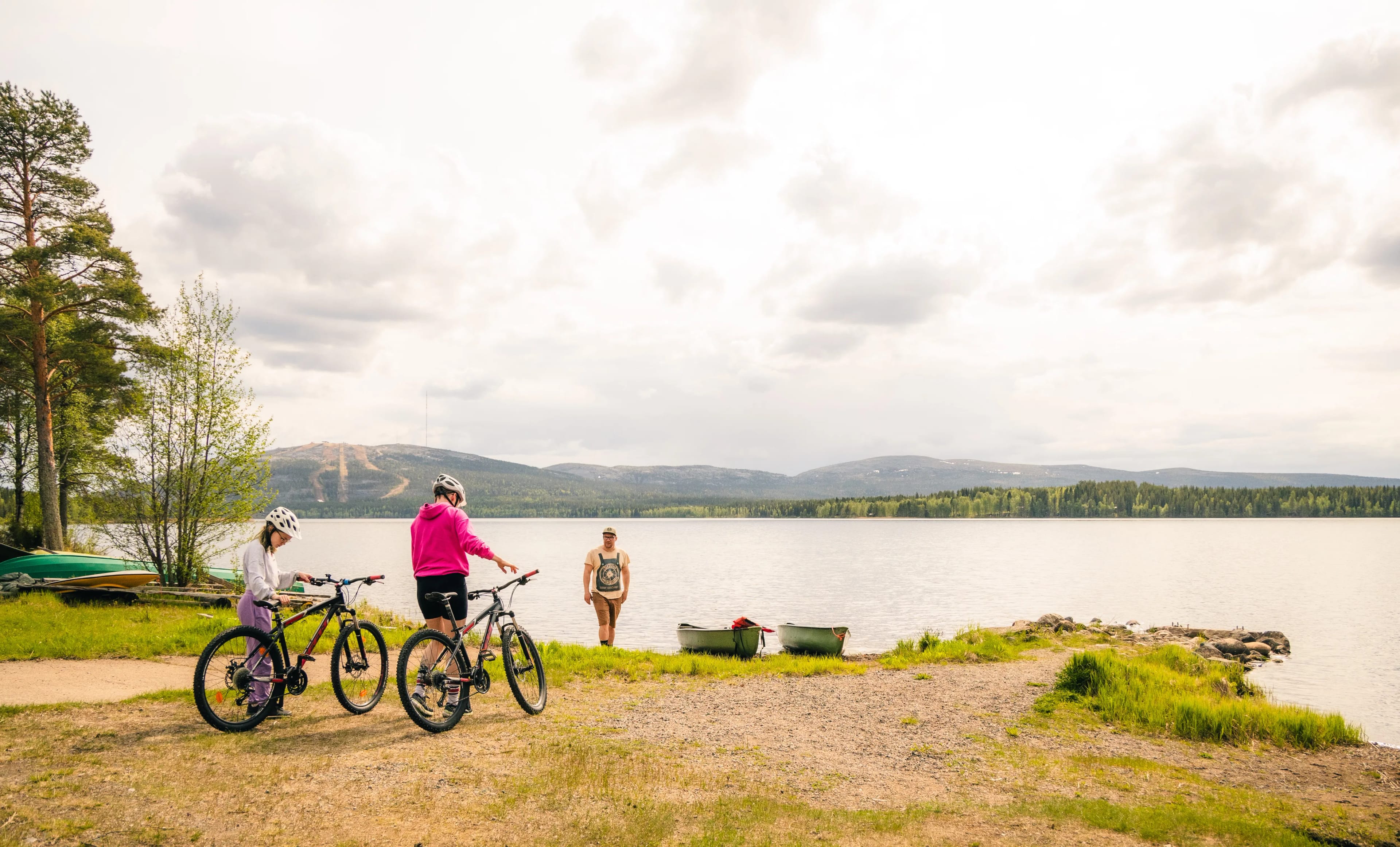 Cycling trails in Lapland summer